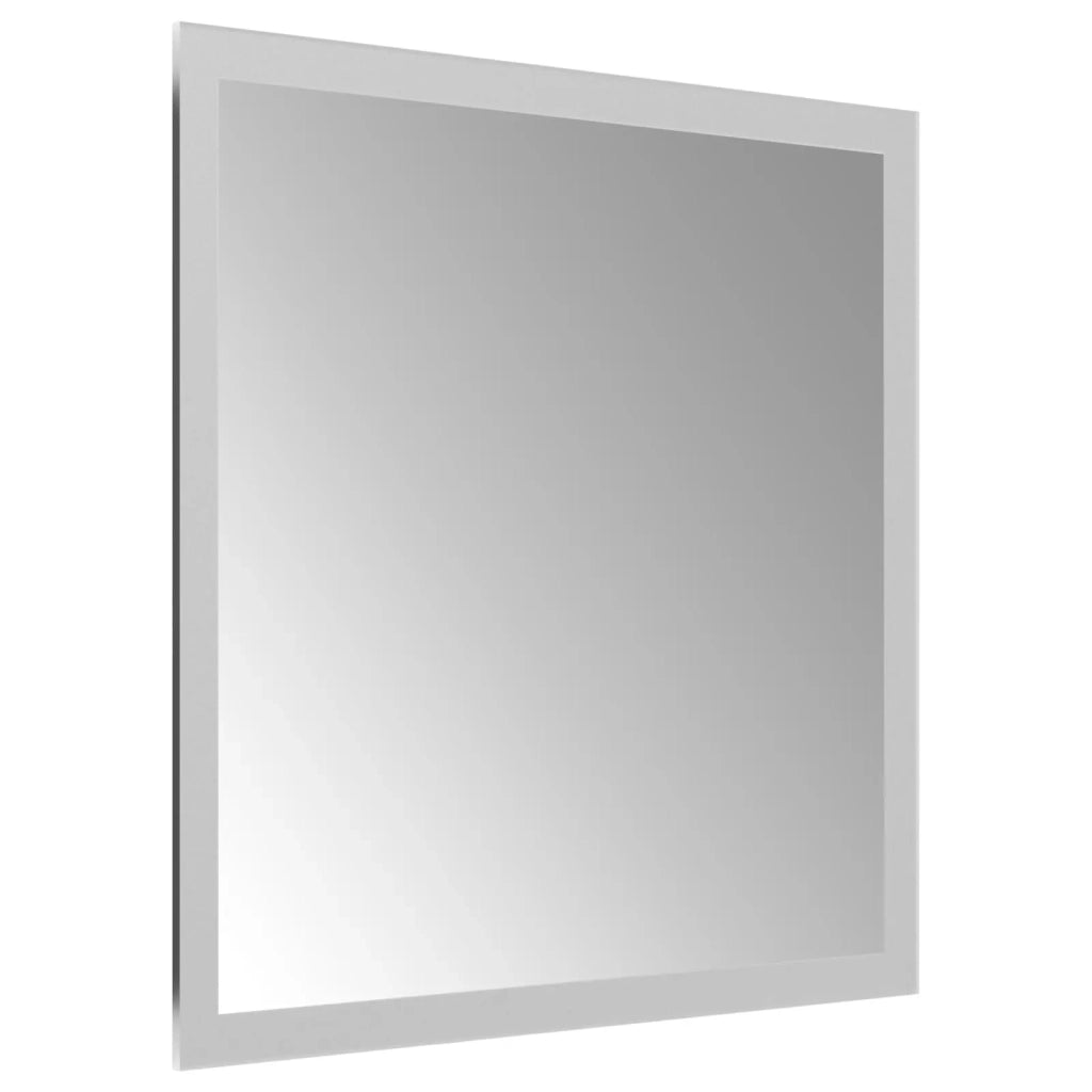 Specchio da bagno LED Trasparente 30 x 30 cm vetro temperato 42045806