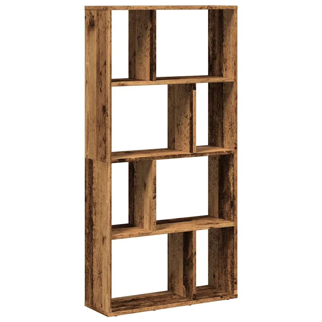 Libreria-Scaffale per Libri-Mobile di Stoccaggio Legno Antico 60x20x120 cm in Truciolato