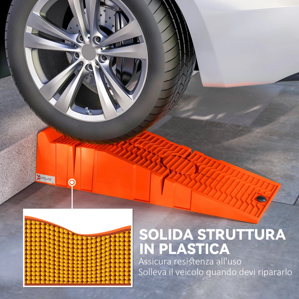 Rampa per Auto in Plastica ¨C Zephmum ¨C Arancione 91x30x21