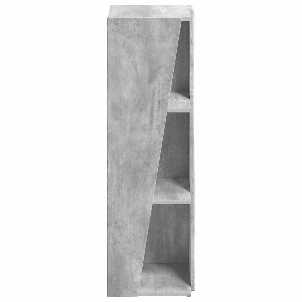Mensola laterale Grigio cemento 33 x 32 x 100,5 cm CFW9877340