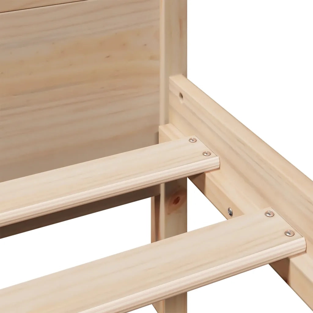 vidaXL Letto senza Materasso 90x200 cm in Legno Massello di Pino