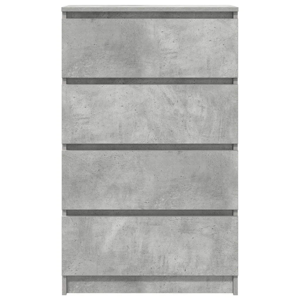 Credenza Grigio Cemento 60x35x98,5 cm in Legno Multistrato 800535