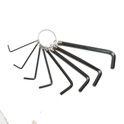 Set di 8 chiavi esagonali da 1,5 a 6 mm, acciaio al carbonio HRC 48-52 Crownman