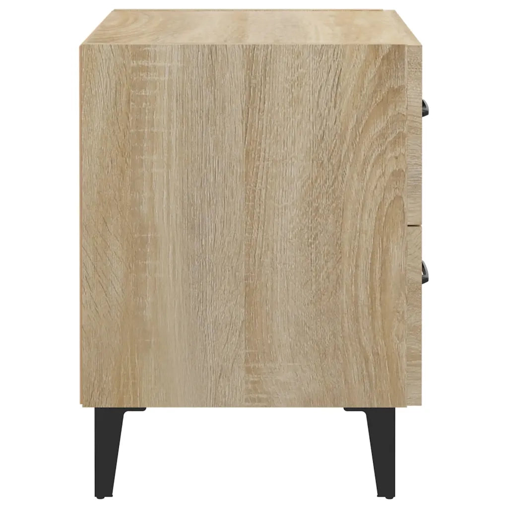 Comodino | Armadio da Notte | Mobiletto da notte Rovere Sonoma 40x35x47,5 cm