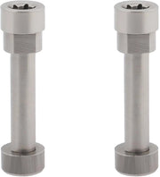 Componenti di riparazione per scharniere - Borso metallico per scharniere - 2 viti - Acciaio inossidabile - 15,5 mm di lunghezza - Compatibile con B-ose QC35 - Componenti di riparazione per cuffie