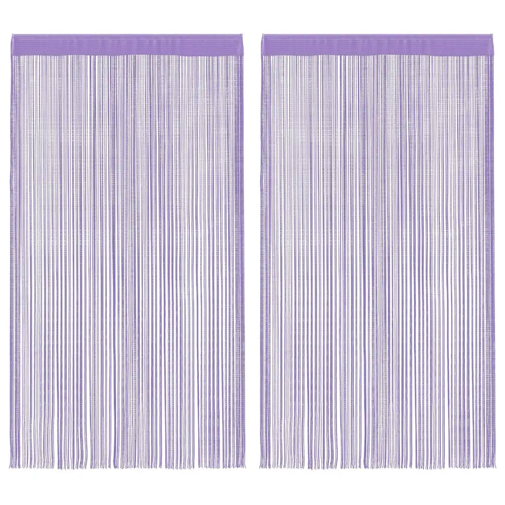 Tende a Filo 2 pz Viola 140x250 cm 4102048