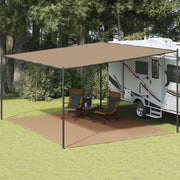 Tappeto da Tenda 400x500 cm Grigio Talpa 310752