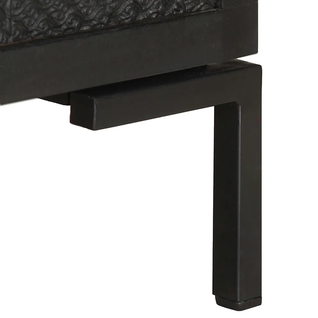 Credenza | Madia | Buffet da pranzo | Armadio da pranzo 115x30x76 cm in Legno Massello di Mango