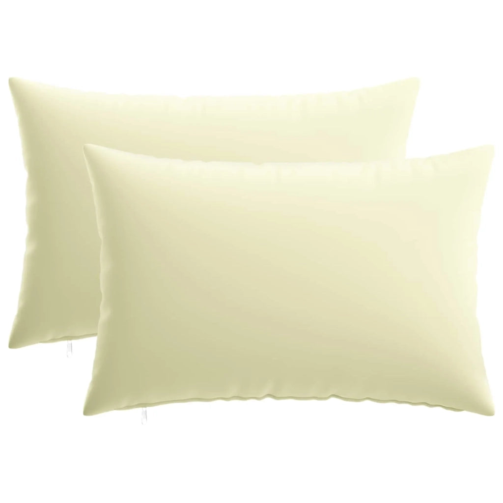 Federa 2 pcs HEERLEN Crema 30 x 50 cm Poliestere 907829