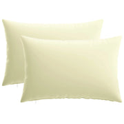 Federa 2 pcs HEERLEN Crema 30 x 50 cm Poliestere 907829