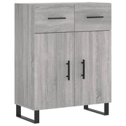 Credenza | Madia | Buffet da pranzo | Armadio da pranzo Grigio Sonoma 69,5x34x90 cm in Legno Multistrato
