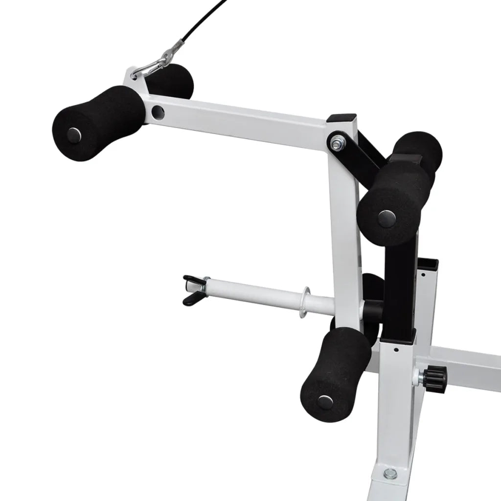 Panca Multifunzione con Bilanciere e Set di Manubri 120 kg 275378