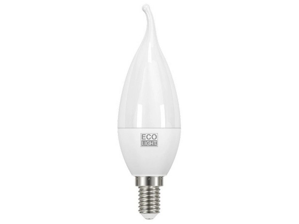 10pz lampada a led colpo di vento e14 luce calda 6 w cod:ferx.vit44650