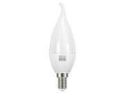 10pz lampada a led colpo di vento e14 luce calda 6 w cod:ferx.vit44650
