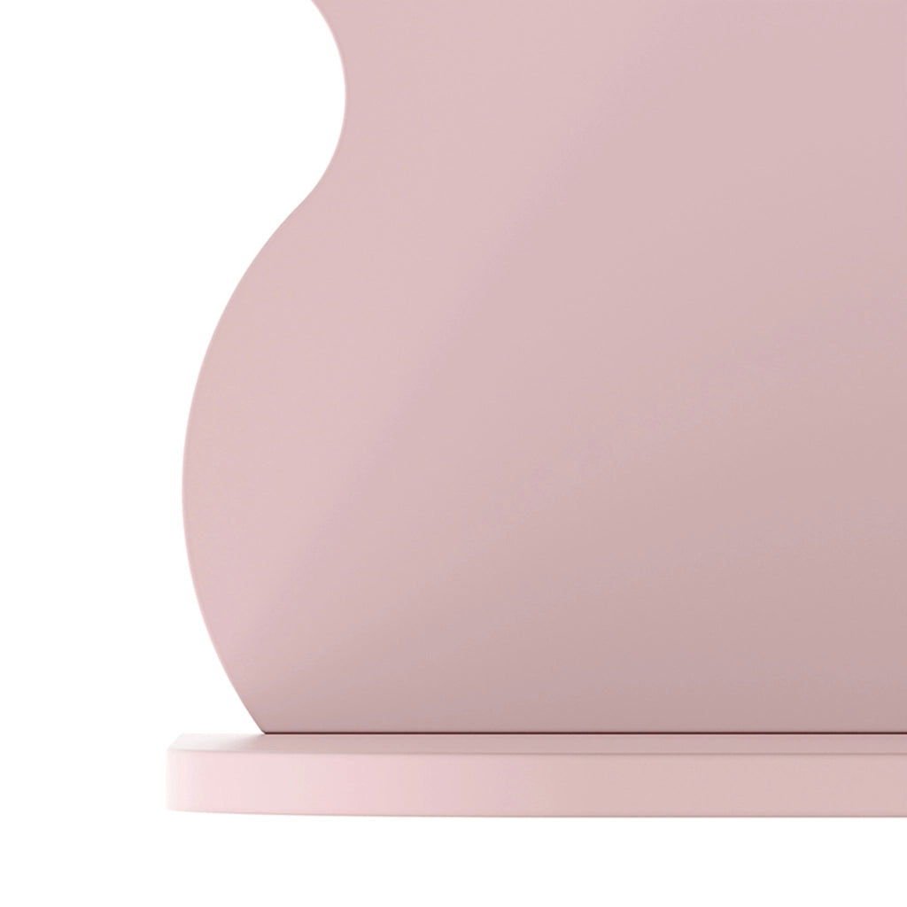 Scaffale Angolare Vestnes per Cameretta 108 x 27 x 27 cm - Rosa / Bianco [en.casa]