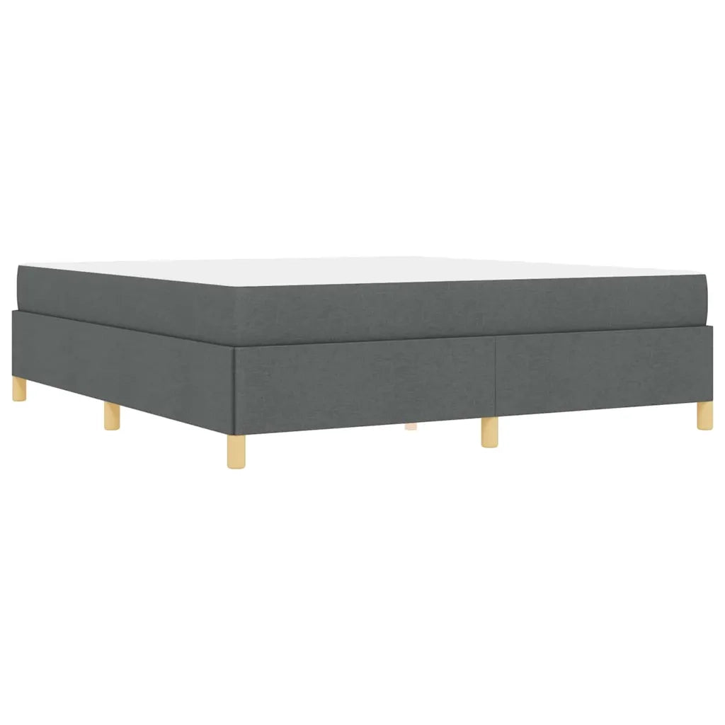 Struttura del letto Grigio scuro 180 x 200 cm Tessuto 3398956