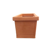 Cheonda - Garden Italia Fioriera Millerighe GCM 83×34 cm in Resina – Made in Italy, Resistente al Gelo e Antiurto Colore: IMPRUNETA
