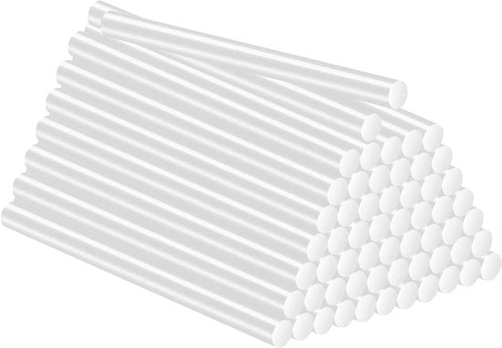 Kit di pistole adesiva trasparente 58 pezzi 11 mm x 170 mm pistole adesiva a calore per riparazioni DIY