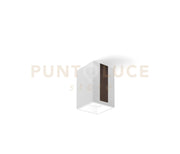 THERA Lampada da soffitto 1 luce attacco GU10 in gesso bianco con rifinitura Bronzo