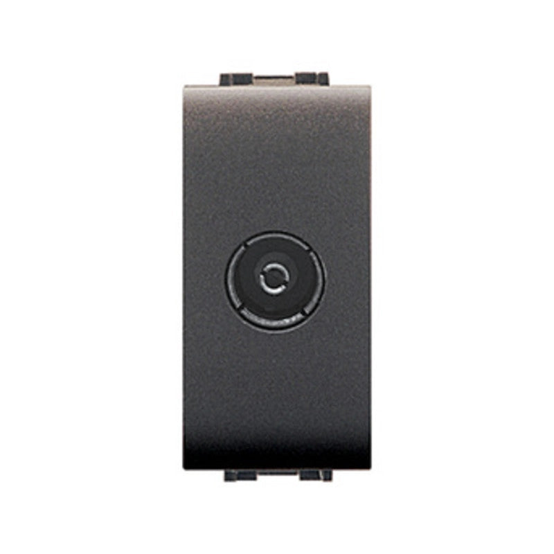 LIFE 4048/1 PRESA COASSIALE TV DIRETTA GRIGIO ANTR- ELETTROCANALI- 12,0 pz