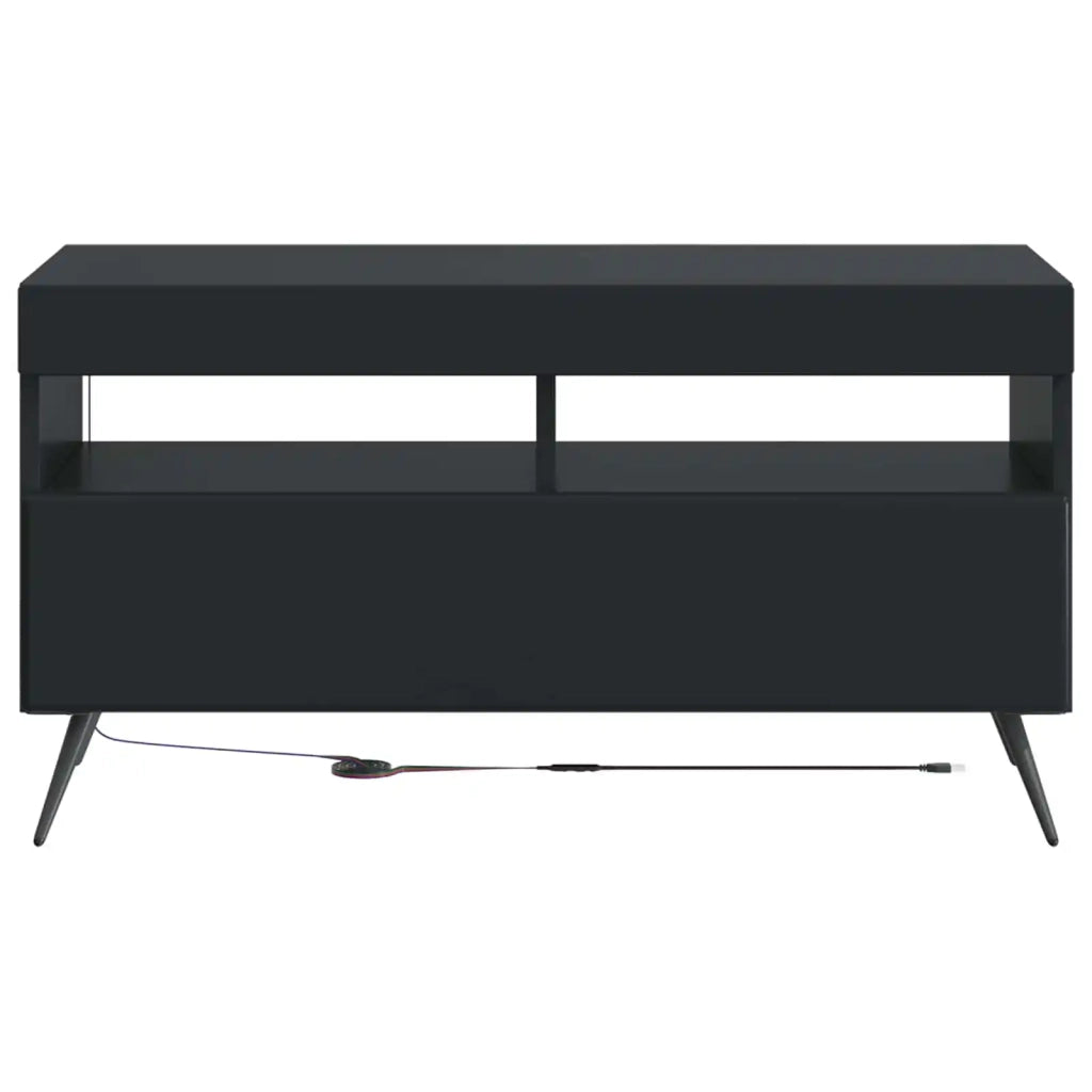 Mobile TV LED Nero Legno ingegnerizzato 897656