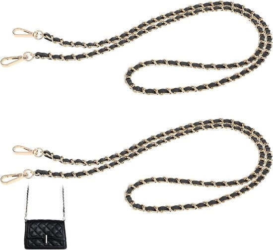 2 set di cinghie di sostituzione 120 cm per borse a mano per donne