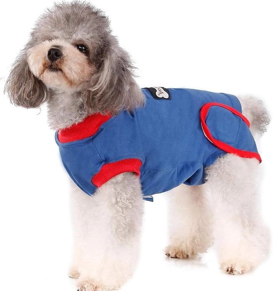 Abbigliamento di recupero elastico e morbido per cani - Prevenzione di lesioni da morsicature - Adatto per piccoli cani - Linee guida di recupero chirurgico - Indicato per cani e gatti - Vestiti dopo l'intervento chirurgico