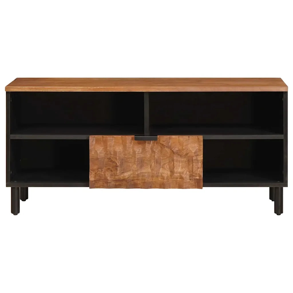 Mobile TV con cassetto Finitura Marrone Acacia 100 x 33 x 46 cm 4017916
