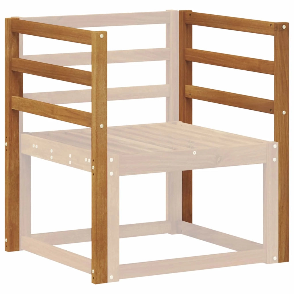 Bracciolo 2 pcs Naturale 59 x 4 x 73 cm 900510