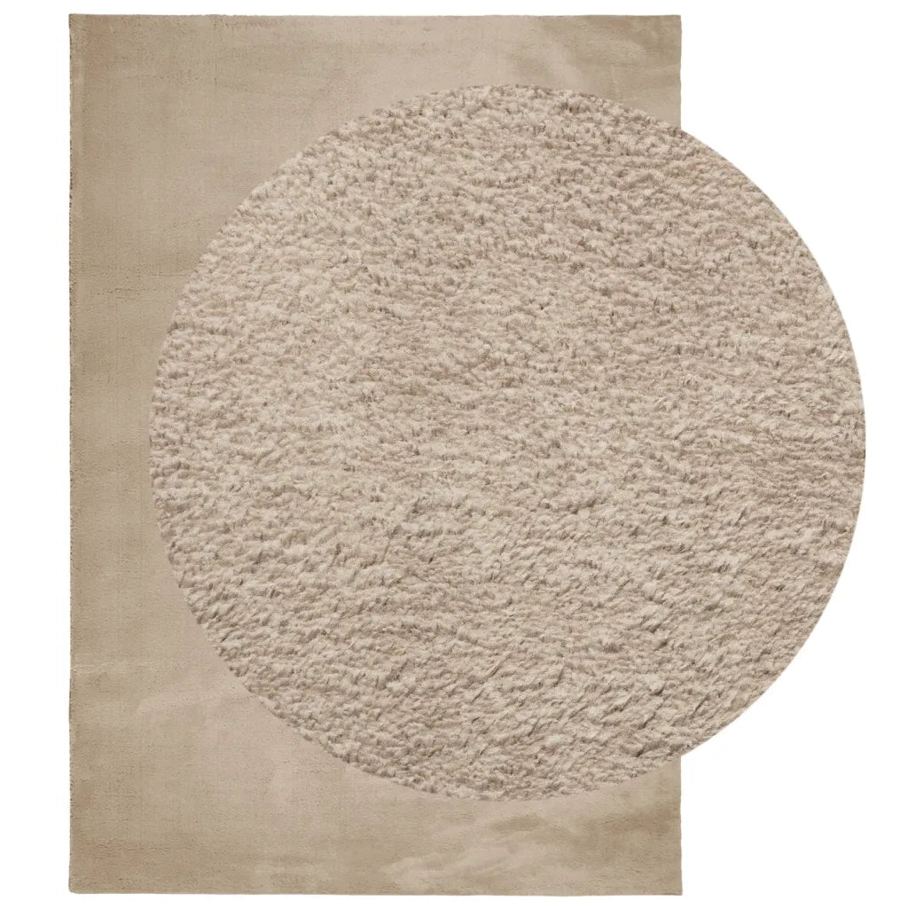 Tappeto del soggiorno | Tappeto a Pelo Corto HUARTE Morbido e Lavabile Sabbia 160x230cm