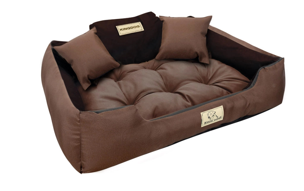 AIO FACTORY 145x115 cm KINGDOG Cuccia per cani impermeabile personalizzabile Marrone