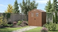 Casetta da Giardino Darwin 6x6, Marrone, 190 X 183 X 221 h