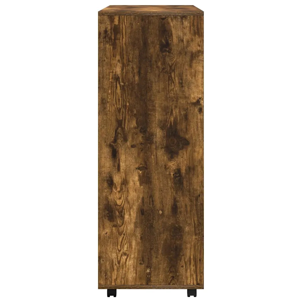 Armadio Rovere Fumo 80x40x110 cm in Legno Multistrato 815978