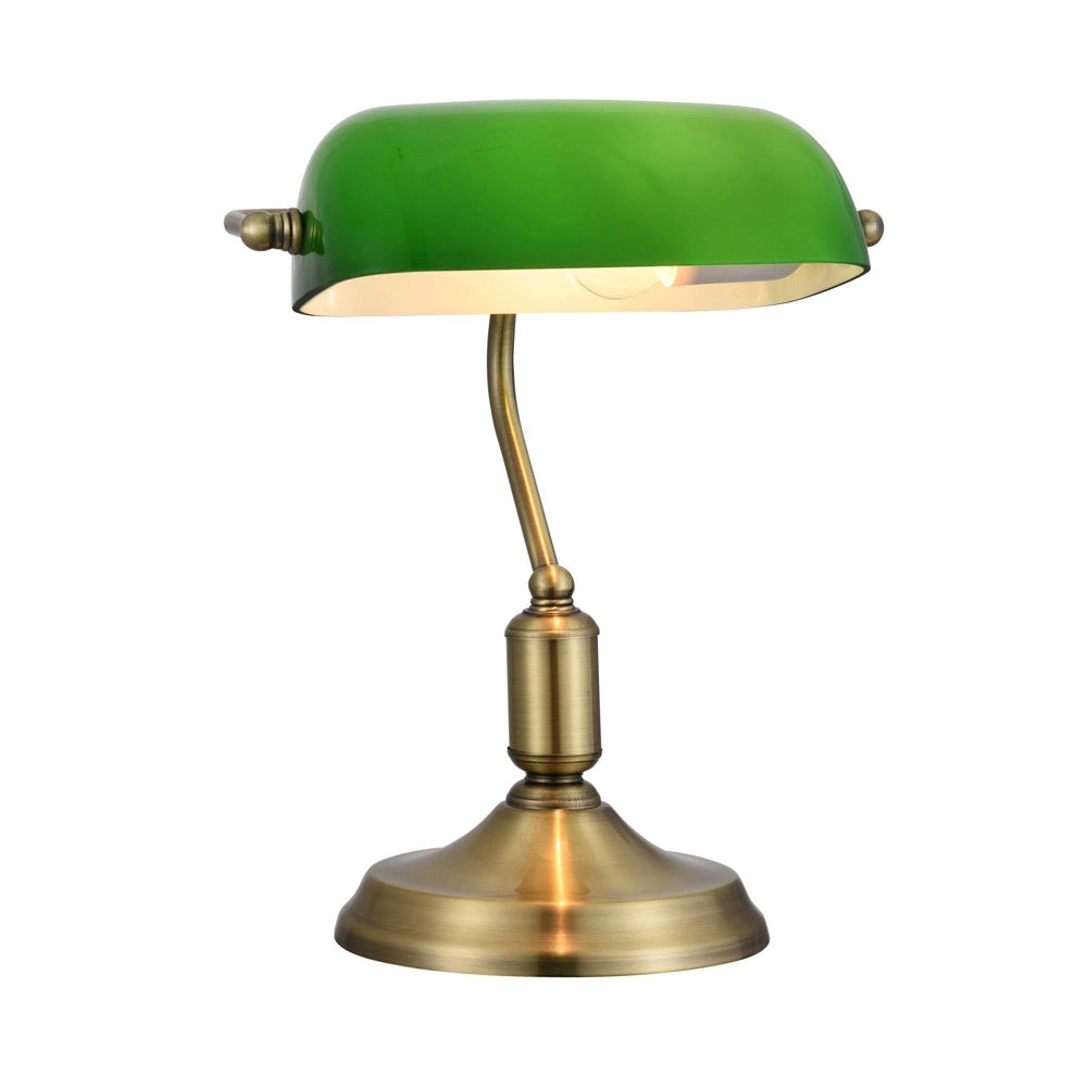 Maytoni Lampada da tavolo moderna Kiwi 1 luce E27 ottone metallo vetro