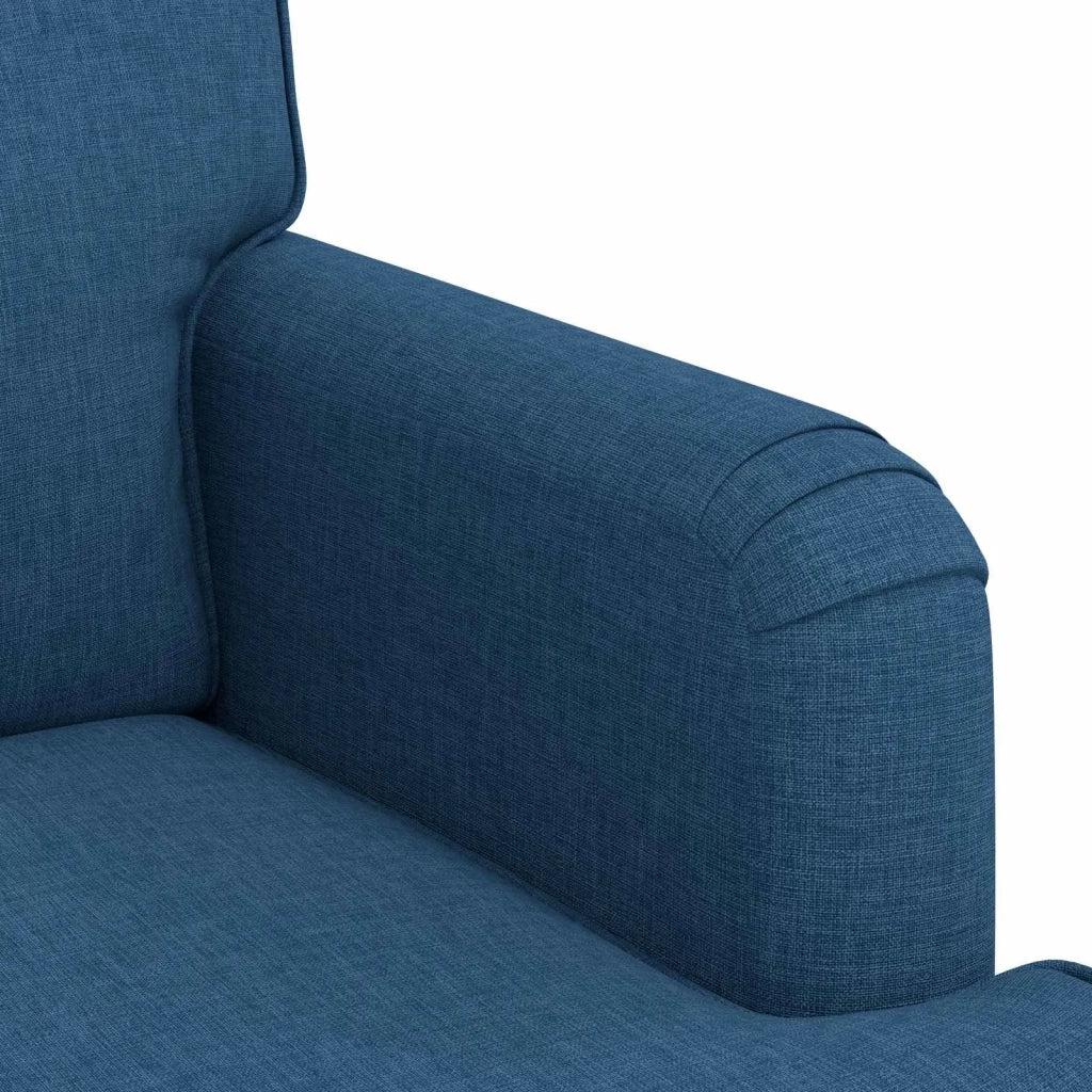 Divano | Divano da soggiorno | Sofa Blu 84 x 80 x 85 cm Tessuto