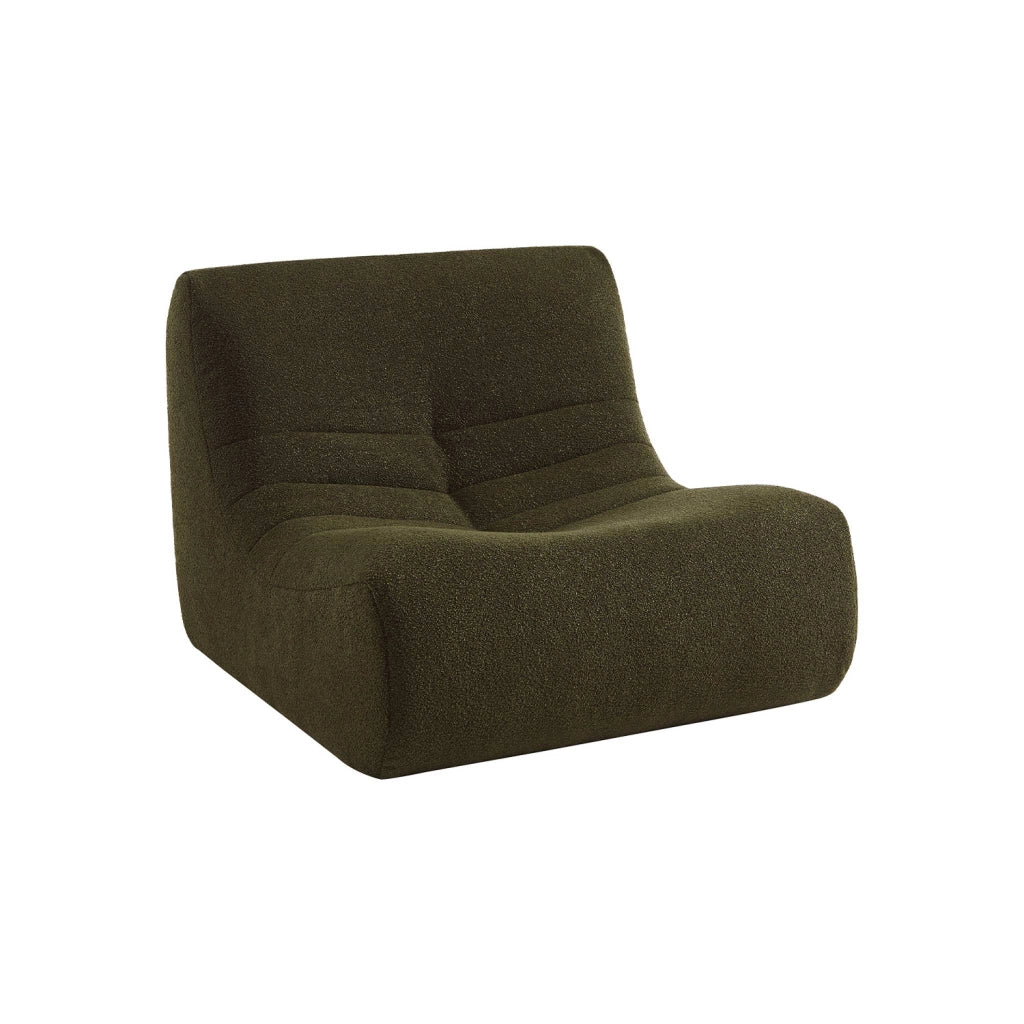 Divano modulare boucle, 2 posti, kaki