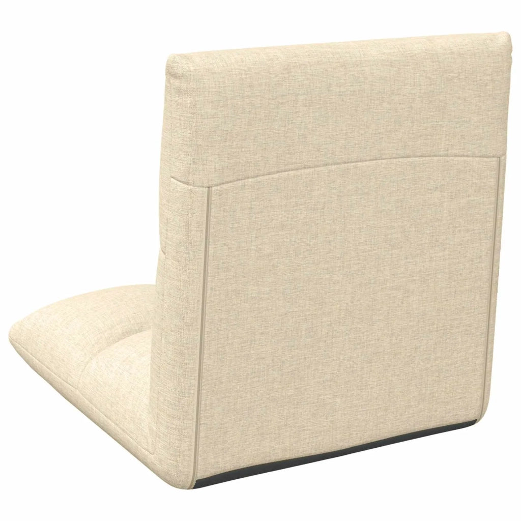 Sedia da Pavimento Crema 50 x 61 x 57 cm Tessuto 42028147