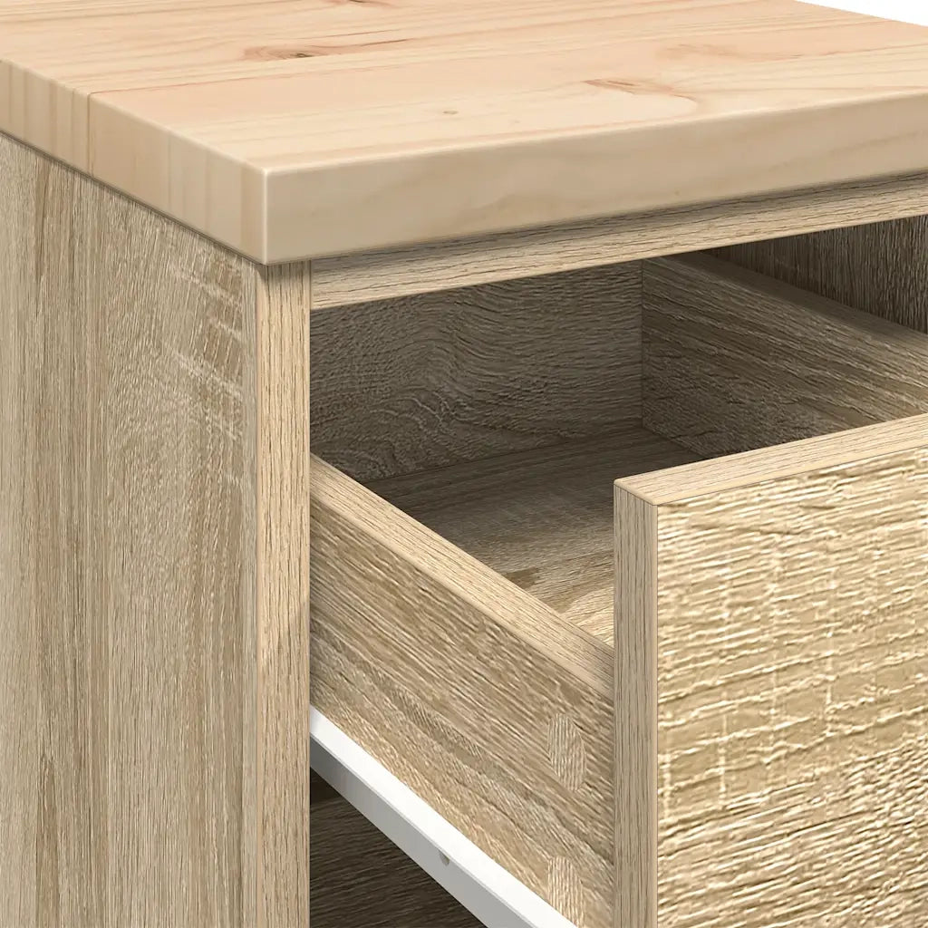 Armadietto da Garage Rovere Sonoma 30x51x85 cm