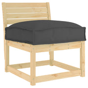 Cuscino per sedie | Cuscino Nero 60 x 40 x 8 cm Tessuto Oxford