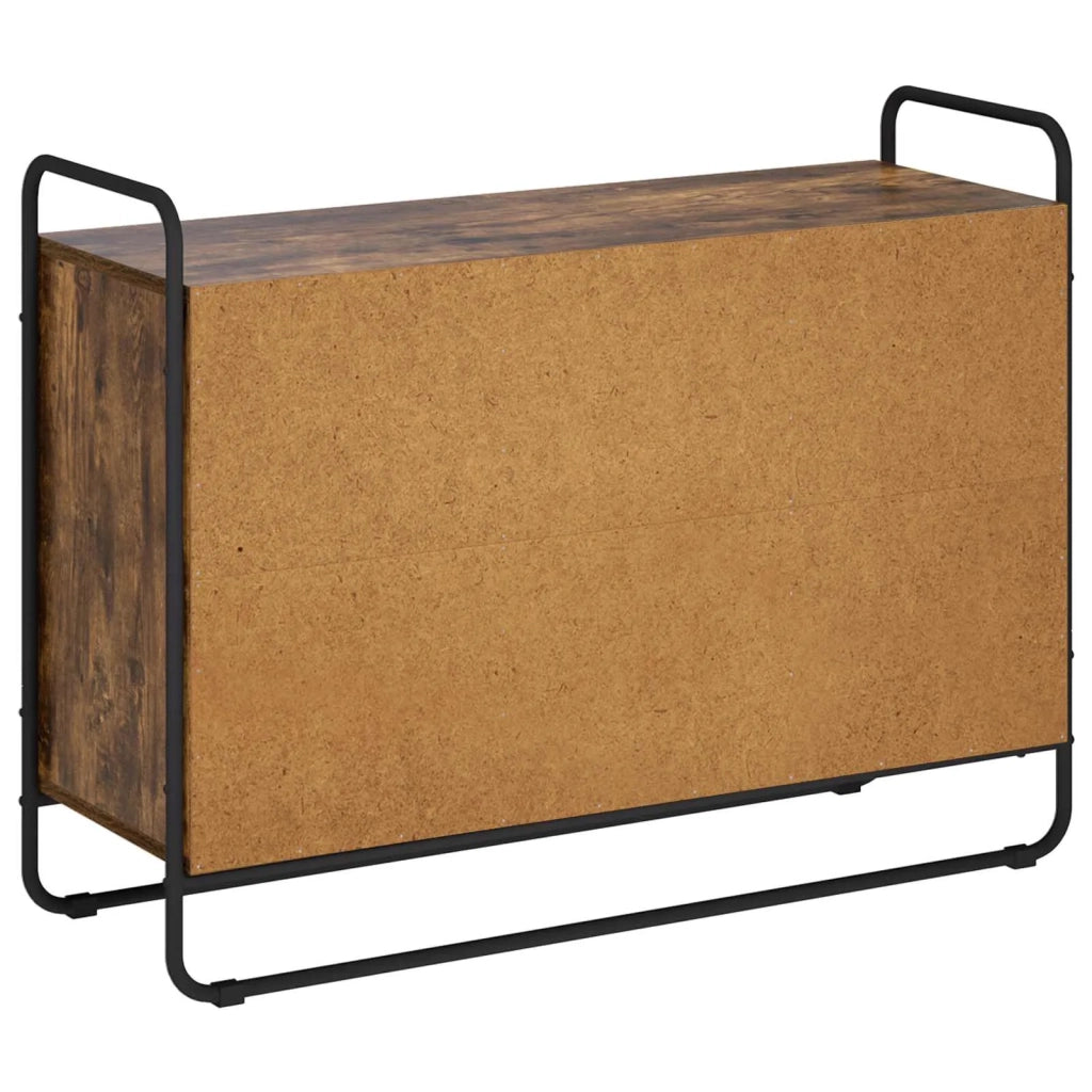 Credenza Rovere Fumo 102 x 35 x 75 cm Legno ingegnerizzato 8007974