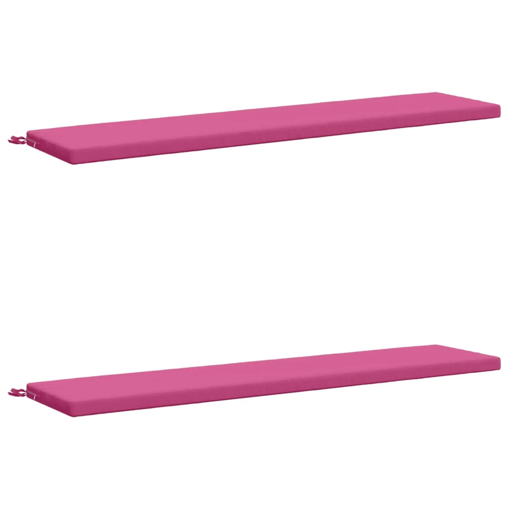 Cuscini per Panchina a 2 Pezzi SOEST 2 pz 100% Poliestere Rosa 949187