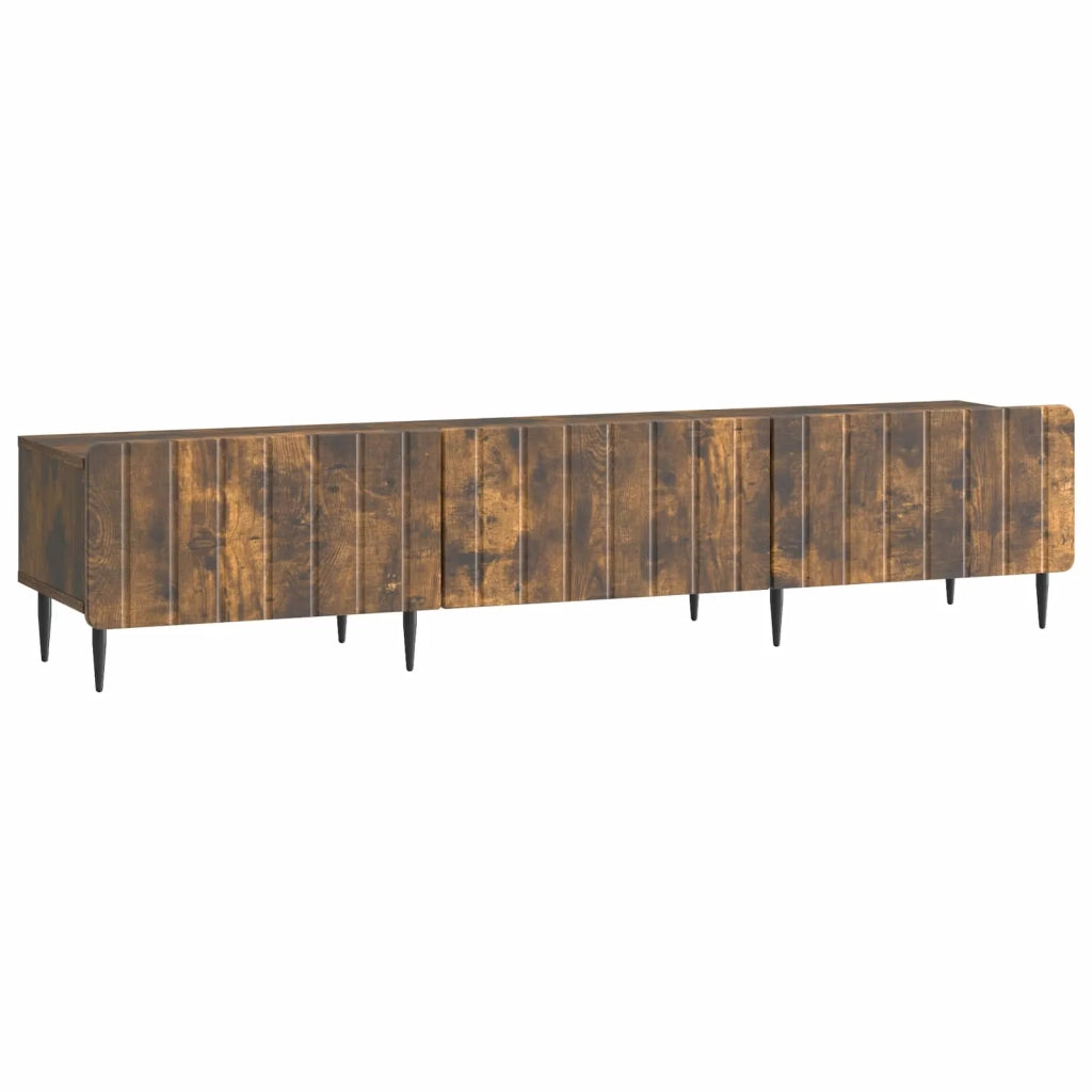 Mobile TV Rovere Fumo 147 x 34,5 x 32 cm Legno ingegnerizzato