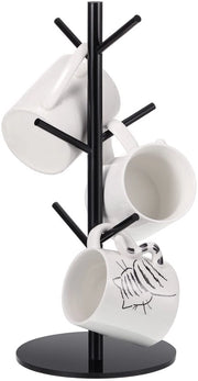 Supporto per Tazza in Acrilico - 35 cm - Display - 6 Ganci - Raffreddabile