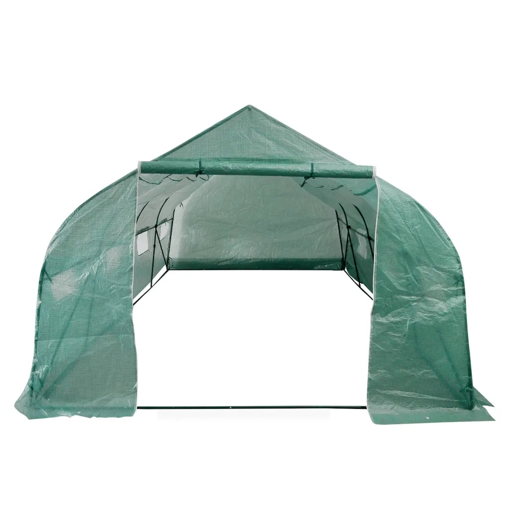 Serra Polietilene Portatile Accessibile Struttura Acciaio 18 mÂ²   cod mxl 53135
