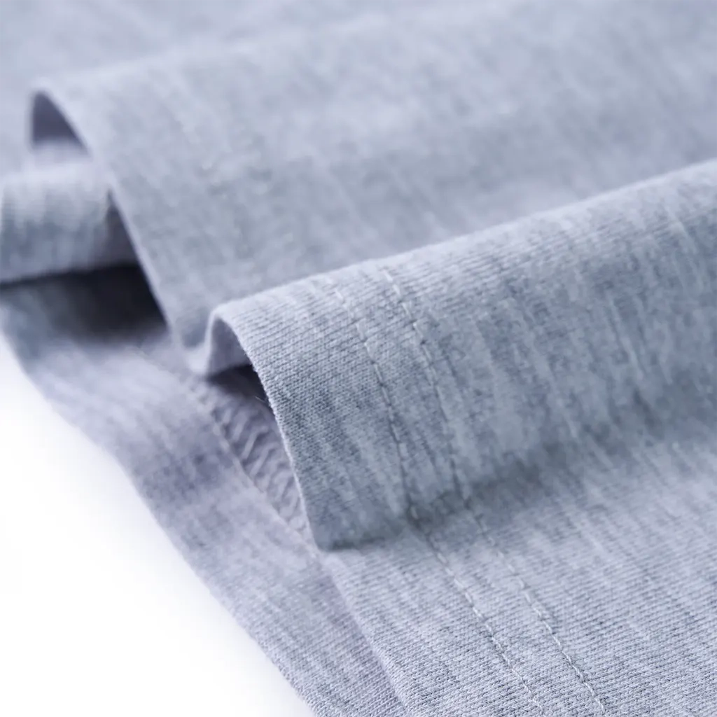 Maglietta Bambino a Maniche Lunghe Grigio MÃ©lange 128