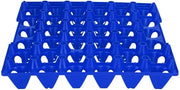 Contenitore per Uova di Grande Capacità - 5 Pezzi - Raccoglitore di Uova Stivabile - Piastre per Uova in Plastica - Contenitori per Uova - 28,7 x 28,3 cm