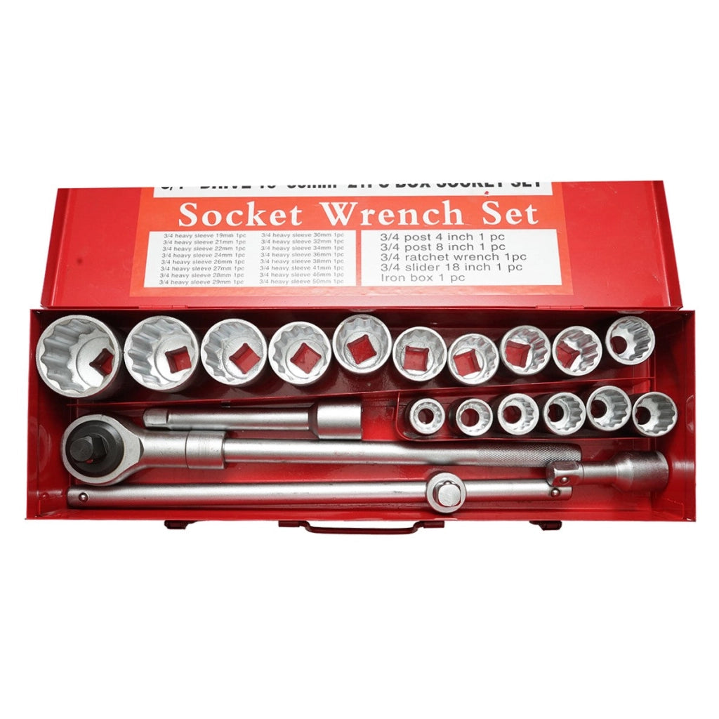 Set di chiavi a bussola 3/4, trainer a cricchetto da 21 pezzi Breckner Germany