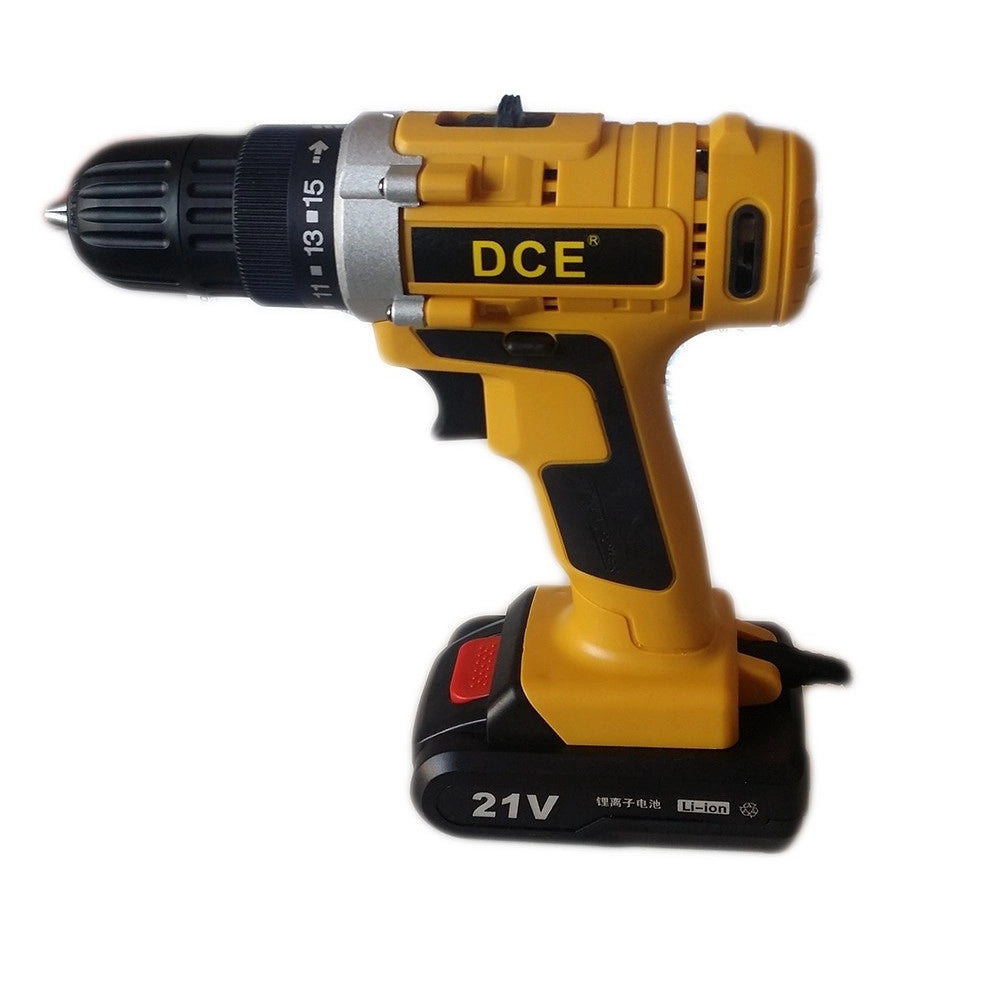 Trade Shop - Mini Trapano Avvitatore 21volt Doppia Batteria Caricabatteria Valigetta Luce Led -