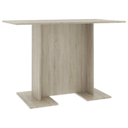 Tavolo da Pranzo | Tavolo da cucina Rovere Sonoma 110x60x75cm in Legno Multistrato