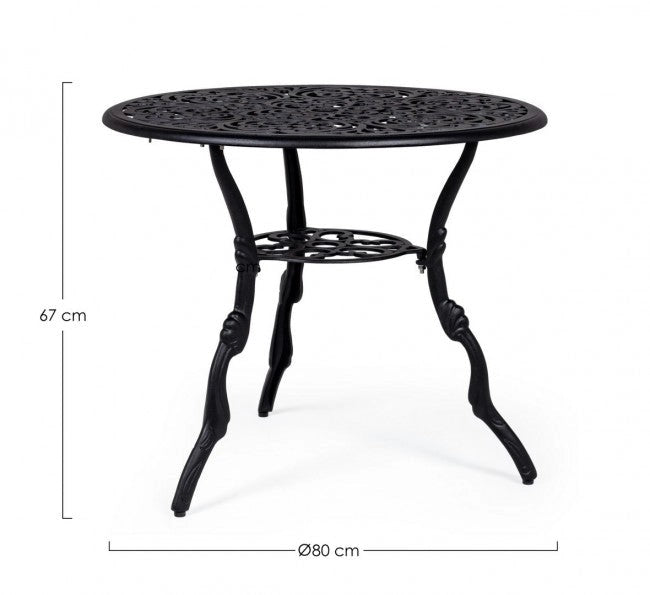 Tavolo da Giardino Ø80x67h cm Victoria Antracite